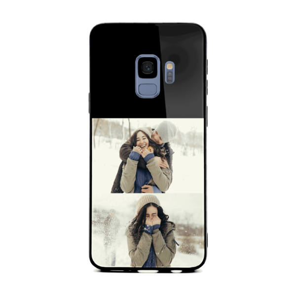 2 Photo Collage - Samsung Galaxy Glass Phone Case - Cornish Custom Creations