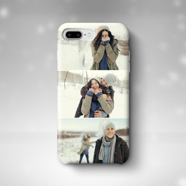 3 Photo Collage - iPhone 3D Personalised Phone Case - Cornish Custom Creations