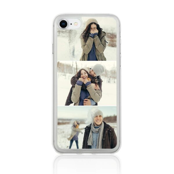 3 Photo Collage - iPhone Clear Phone Case - Cornish Custom Creations