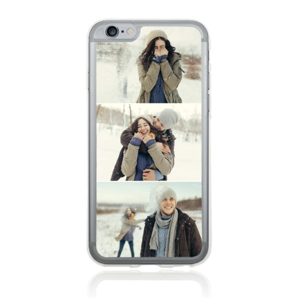 3 Photo Collage - iPhone Clear Phone Case - Cornish Custom Creations