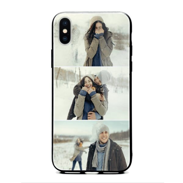 3 Photo Collage - iPhone Glass Phone Case - Cornish Custom Creations