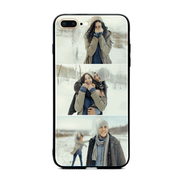 3 Photo Collage - iPhone Glass Phone Case - Cornish Custom Creations