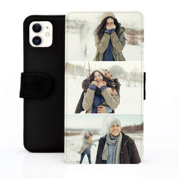 3 Photo Collage | iPhone Wallet Phone Case - Cornish Custom Creations