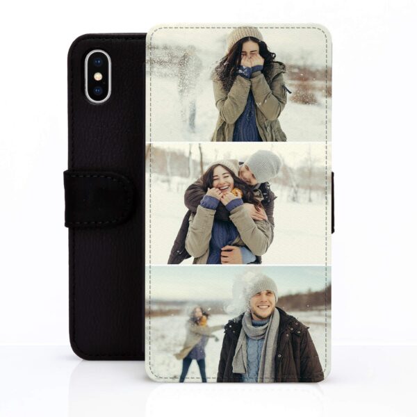 3 Photo Collage | iPhone Wallet Phone Case - Cornish Custom Creations