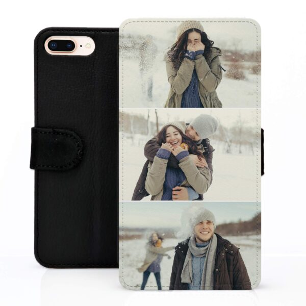 3 Photo Collage | iPhone Wallet Phone Case - Cornish Custom Creations