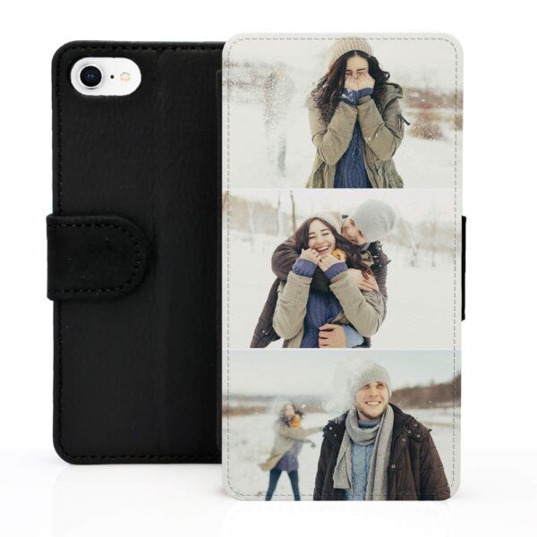 3 Photo Collage | iPhone Wallet Phone Case - Cornish Custom Creations