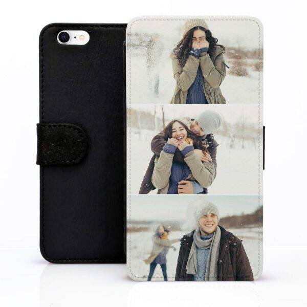 3 Photo Collage | iPhone Wallet Phone Case - Cornish Custom Creations