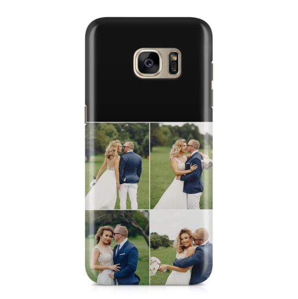 4 Photo Collage Samsung Galaxy 3D Phone Case - Cornish Custom Creations