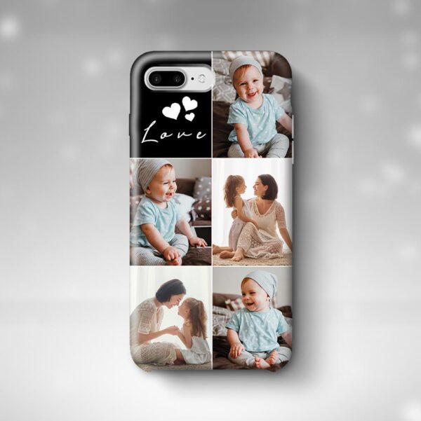 5 Photo Collage - iPhone 3D Personalised Phone Case - Cornish Custom Creations