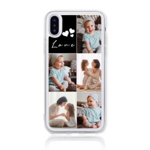 5 Photo Collage - iPhone Clear Phone Case - Cornish Custom Creations