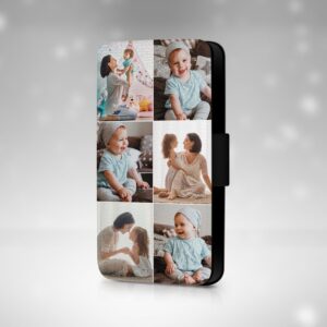 6 Photo Collage | Samsung Galaxy Wallet Phone Case - Cornish Custom Creations