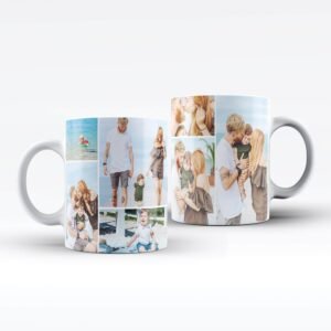 7 Photo Collage Mug | Personalised White Mug - Cornish Custom Creations