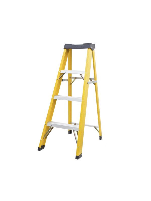 8-Ft. Fiberglass Step Ladder (225-Lb. Capacity) - Engrave Express