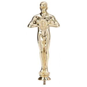 Achievement Male Plastic Figure Gold - Cornish Custom Creations