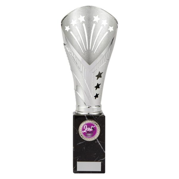 All Stars Large Rapid Trophy Silver - Cornish Custom Creations