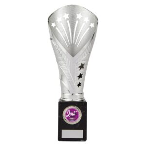 All Stars Large Rapid Trophy Silver - Cornish Custom Creations