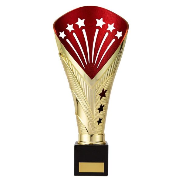 All Stars Super Rapid Trophy Gold & Red - Cornish Custom Creations