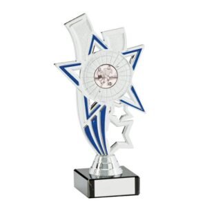 Apollo Silver & Blue Multi-Sport Trophy - Cornish Custom Creations