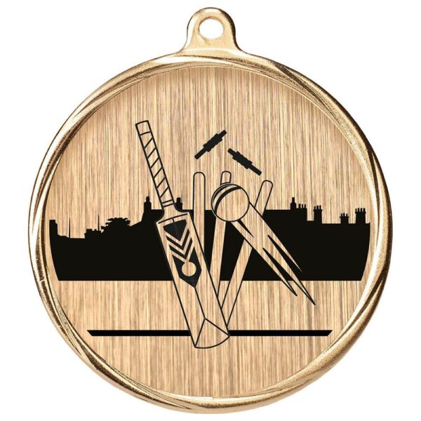 Aurum Cricket Medal Gold - Cornish Custom Creations