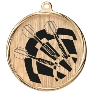 Aurum Darts Medal Gold - Cornish Custom Creations