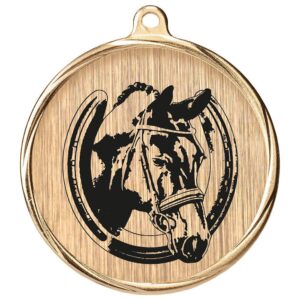 Aurum Equestrian Medal Gold - Cornish Custom Creations