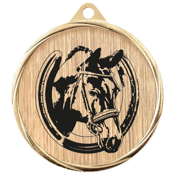 Aurum Equestrian Medal Gold - Cornish Custom Creations