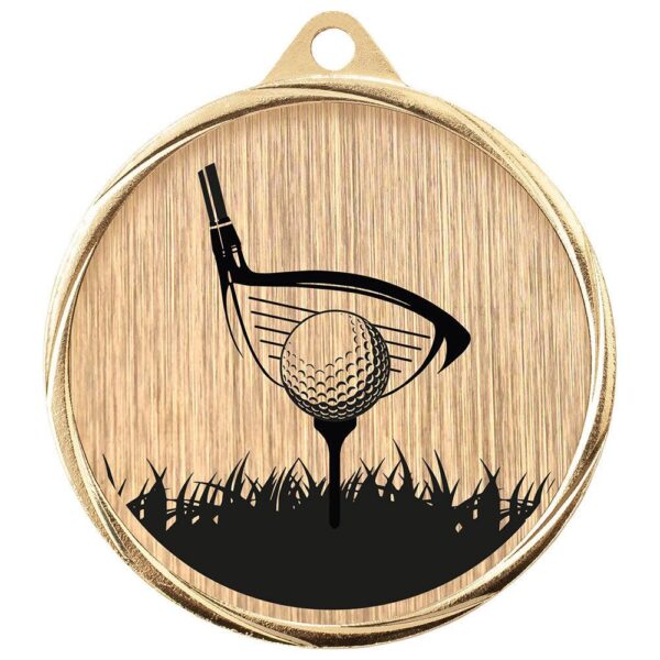 Aurum Golf Medal Gold - Cornish Custom Creations