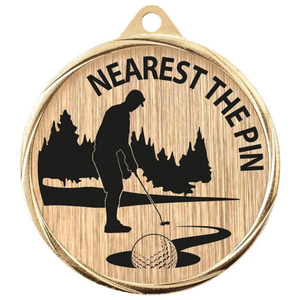 Aurum Nearest The Pin Medal Gold - Cornish Custom Creations