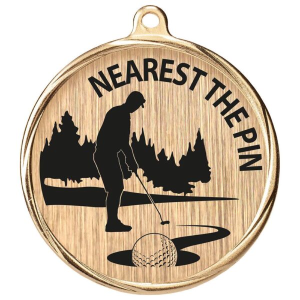 Aurum Nearest The Pin Medal Gold - Cornish Custom Creations