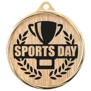 Aurum Sports Day Medal Gold - Cornish Custom Creations