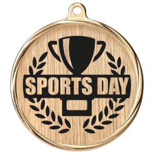 Aurum Sports Day Medal Gold - Cornish Custom Creations