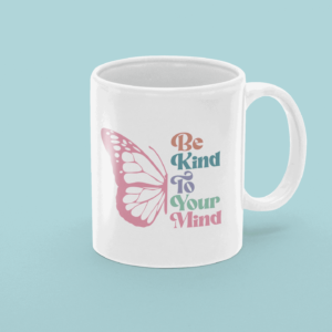 Be Kind To Your Mind' Mental Health Awareness Mug - Cornish Custom Creations