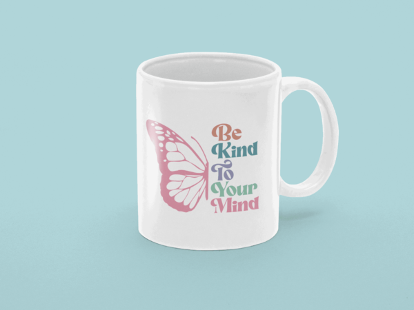 Be Kind To Your Mind' Mental Health Awareness Mug - Cornish Custom Creations