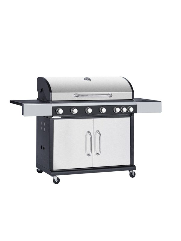 Black 3-Burner Liquid Propane Gas Grill - Engrave Express