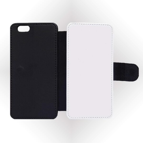 Black & White Pattern with Initials | iPhone Wallet Case - Cornish Custom Creations