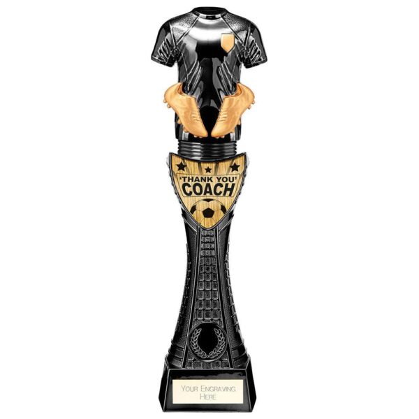 Black Viper Football Coach Thanks Award - Cornish Custom Creations