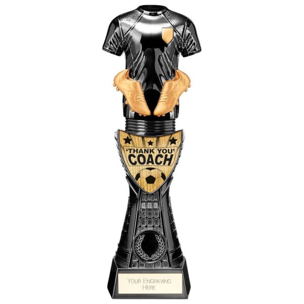 Black Viper Football Coach Thanks Award - Cornish Custom Creations