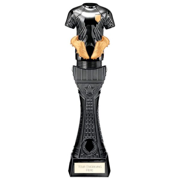 Black Viper Tower Football Strip Award - Cornish Custom Creations