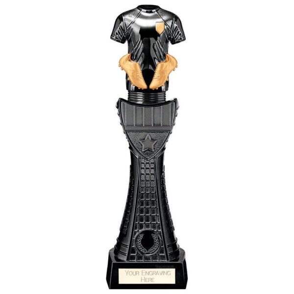Black Viper Tower Football Strip Award - Cornish Custom Creations