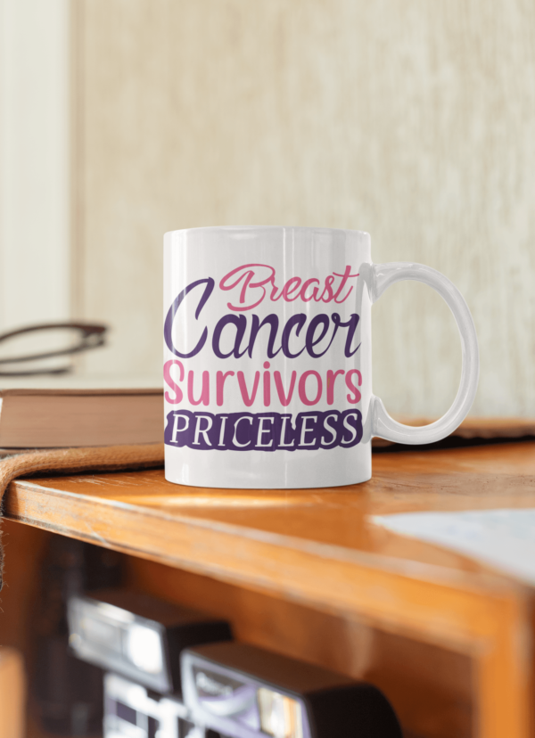 Breast Cancer Survivors" Inspirational Warriors Mug - Cornish Custom Creations