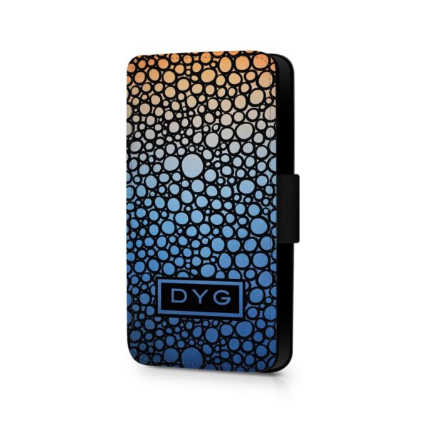 Bubbles Hollow With Initials | Galaxy Wallet Phone Case - Cornish Custom Creations