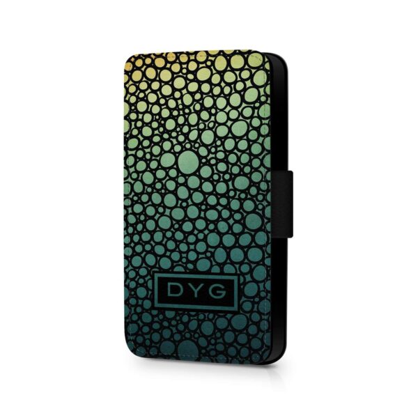 Bubbles Hollow With Initials | Galaxy Wallet Phone Case - Cornish Custom Creations