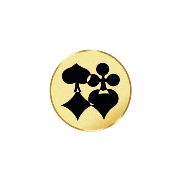 Cards Gold 25mm - Cornish Custom Creations