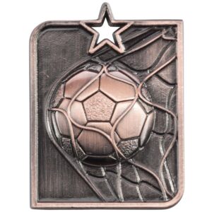 Centurion Star Series Football Medal Bronze - Cornish Custom Creations