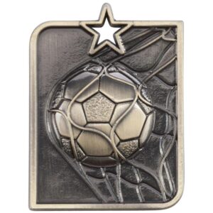 Centurion Star Series Football Medal Gold - Cornish Custom Creations