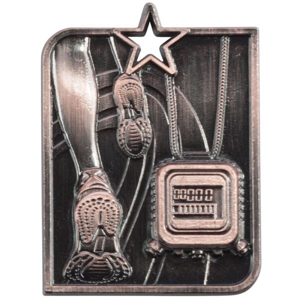 Centurion Star Series Running Medal Bronze - Cornish Custom Creations