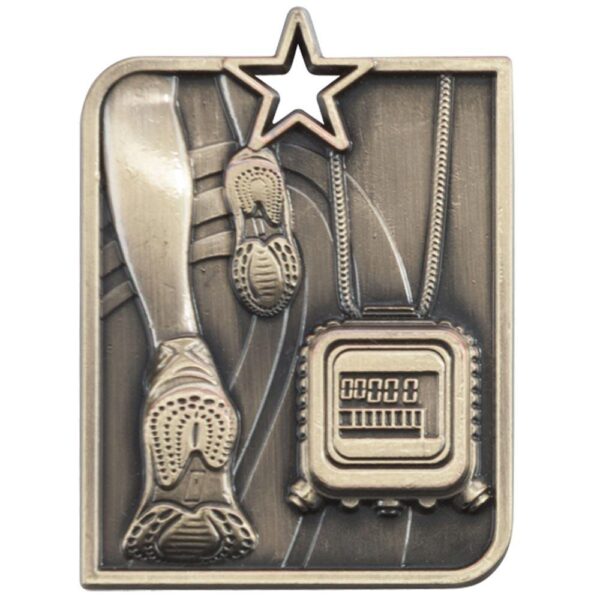 Centurion Star Series Running Medal Gold - Cornish Custom Creations