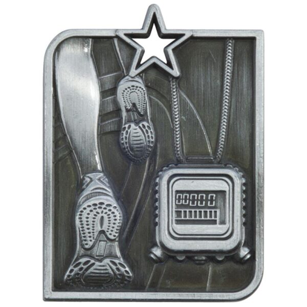 Centurion Star Series Running Medal Silver - Cornish Custom Creations