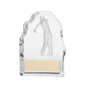 Challenger Golf Glass Award - Cornish Custom Creations