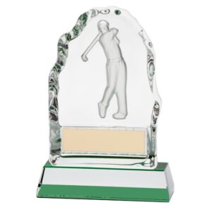 Challenger Golf Glass Award - Cornish Custom Creations